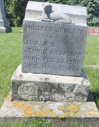 LATTNER, MILDRED JENETTE - Dubuque County, Iowa | MILDRED JENETTE LATTNER 