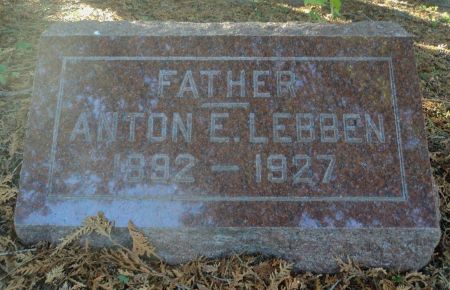 LEBBEN, ANTON E. - Dubuque County, Iowa | ANTON E. LEBBEN 