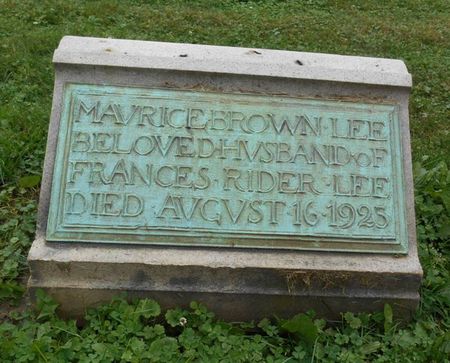 LEE, MAURICE BROWN - Dubuque County, Iowa | MAURICE BROWN LEE 