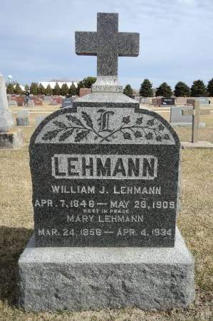 LEHMANN, WILLIAM J. - Dubuque County, Iowa | WILLIAM J. LEHMANN 