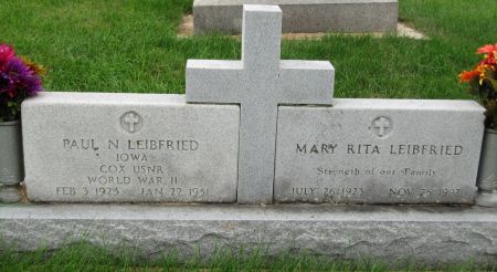 LEIBFRIED, MARY RITA - Dubuque County, Iowa | MARY RITA LEIBFRIED 