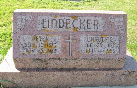LINDECKER, PETER - Dubuque County, Iowa | PETER LINDECKER 