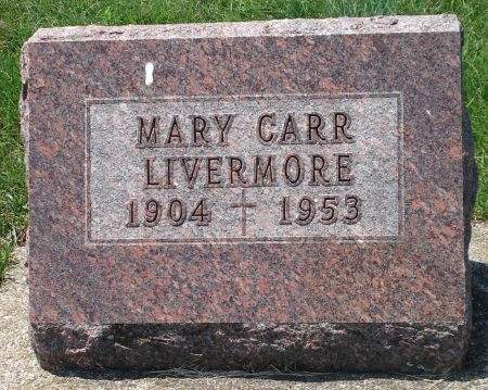 CARR LIVERMORE, MARY - Dubuque County, Iowa | MARY CARR LIVERMORE 