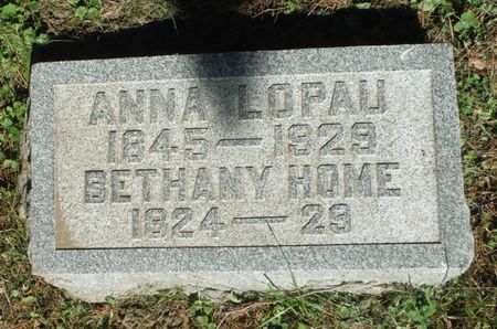 LOPAU, ANNA - Dubuque County, Iowa | ANNA LOPAU 