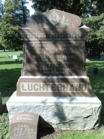 LUCHTERHAND, MARIA - Dubuque County, Iowa | MARIA LUCHTERHAND 