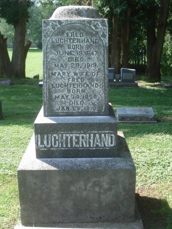 LUCHTERHAND, FRED - Dubuque County, Iowa | FRED LUCHTERHAND 
