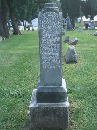 LUCHTERHAND, MINA - Dubuque County, Iowa | MINA LUCHTERHAND 