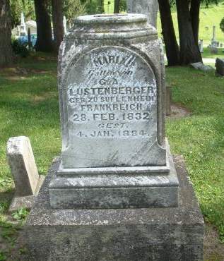 LUSTENBERGER, MARIA - Dubuque County, Iowa | MARIA LUSTENBERGER 