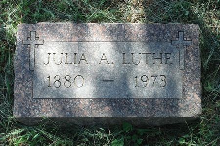 LUTHE, JULIA A. - Dubuque County, Iowa | JULIA A. LUTHE 