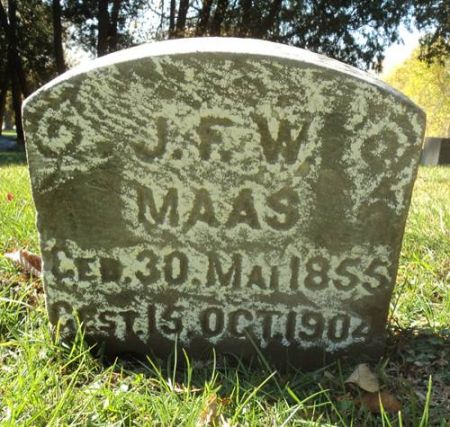 MAAS, J. F. W. - Dubuque County, Iowa | J. F. W. MAAS 