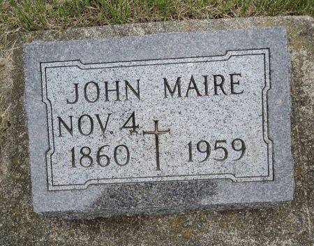 MAIRE, JOHN - Dubuque County, Iowa | JOHN MAIRE 
