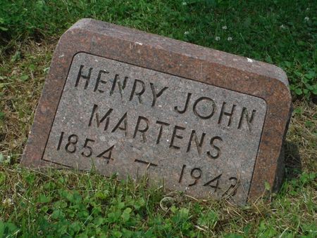 MARTENS, HENRY JOHN - Dubuque County, Iowa | HENRY JOHN MARTENS 