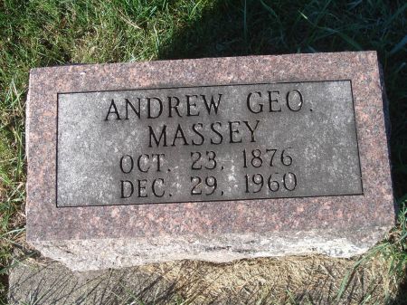 MASSEY, ANDREW GEO. - Dubuque County, Iowa | ANDREW GEO. MASSEY 