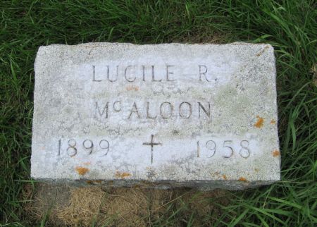 MC ALOON, LUCILE R. - Dubuque County, Iowa | LUCILE R. MC ALOON 