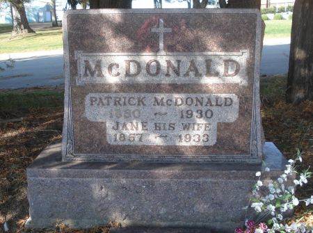 MCDONALD, PATRICK - Dubuque County, Iowa | PATRICK MCDONALD 
