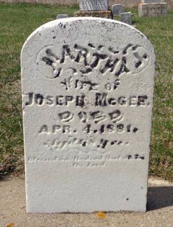 MCGEE, MARTHA J. - Dubuque County, Iowa | MARTHA J. MCGEE 