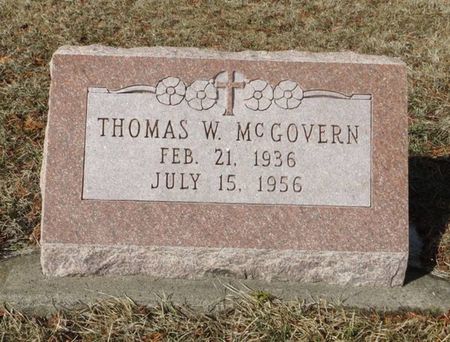 MCGOVERN, THOMAS W, - Dubuque County, Iowa | THOMAS W, MCGOVERN 