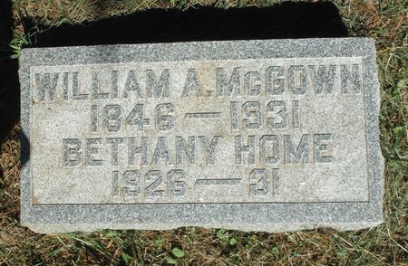 MCGOWN, WILLIAM A. - Dubuque County, Iowa | WILLIAM A. MCGOWN 