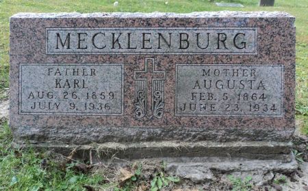 MECKLENBURG, AUGUSTA - Dubuque County, Iowa | AUGUSTA MECKLENBURG 