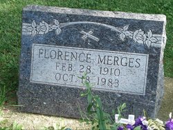 MERGES, FLORENCE - Dubuque County, Iowa | FLORENCE MERGES 