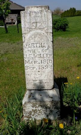 MILLER, MARTHA A. - Dubuque County, Iowa | MARTHA A. MILLER 