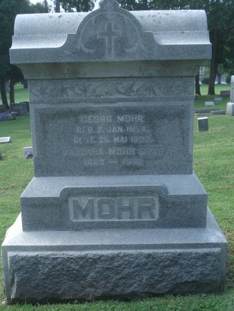 MOHR, GEORG - Dubuque County, Iowa | GEORG MOHR 