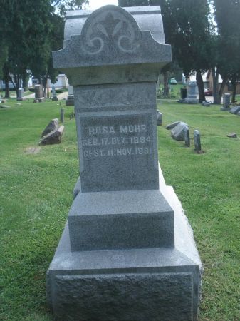 MOHR, ROSA K. - Dubuque County, Iowa | ROSA K. MOHR 