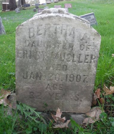 MUELLER, BERTHA A. - Dubuque County, Iowa | BERTHA A. MUELLER 