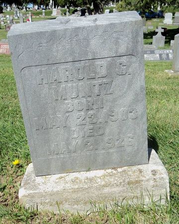 MUNTZ, HAROLD G. - Dubuque County, Iowa | HAROLD G. MUNTZ 