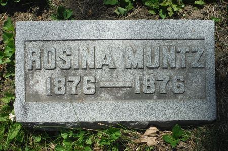 MUNTZ, ROSINA - Dubuque County, Iowa | ROSINA MUNTZ 