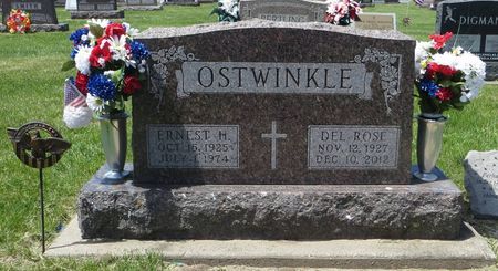 TOBIN OSTWINKLE, DEL ROSE  E. - Dubuque County, Iowa | DEL ROSE  E. TOBIN OSTWINKLE 