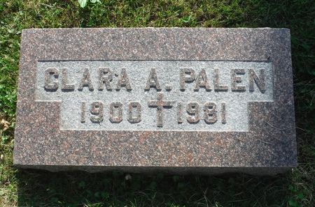 PALEN, CLARA A. - Dubuque County, Iowa | CLARA A. PALEN 
