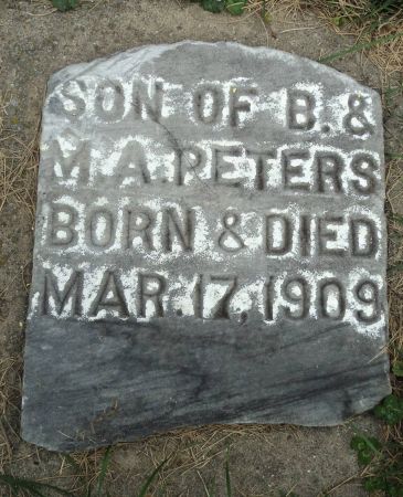 PETERS, INFANT - Dubuque County, Iowa | INFANT PETERS 