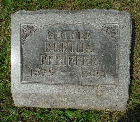 PFEIFFER, BERTHA - Dubuque County, Iowa | BERTHA PFEIFFER 
