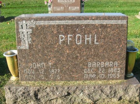 PFOHL, JOHN T. - Dubuque County, Iowa | JOHN T. PFOHL 