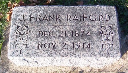 RAIFORD, J. FRANK - Dubuque County, Iowa | J. FRANK RAIFORD 