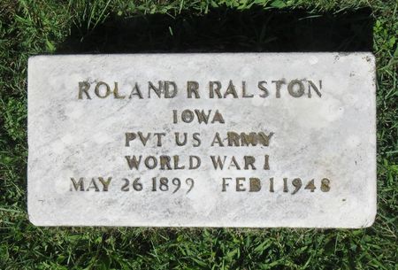 RALSTON, ROLAND R. - Dubuque County, Iowa | ROLAND R. RALSTON 