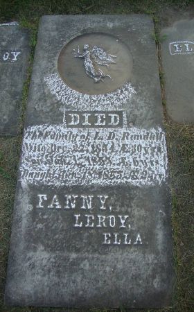 RANDALL, FANNY - Dubuque County, Iowa | FANNY RANDALL 