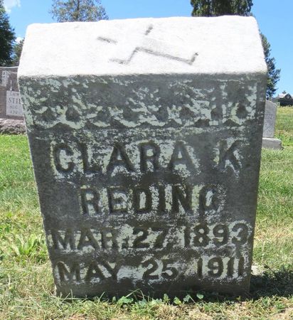 REDING, CLARA K. - Dubuque County, Iowa | CLARA K. REDING 