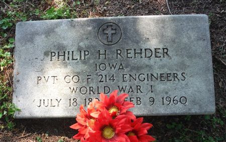 REHDER, PHILIP H. - Dubuque County, Iowa | PHILIP H. REHDER 