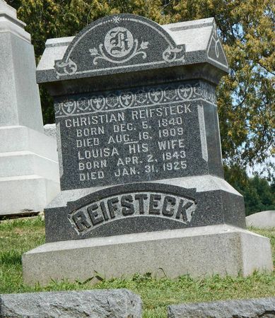 REIFSTECK, CHRIISTIAN - Dubuque County, Iowa | CHRIISTIAN REIFSTECK 