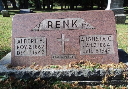 RENK, AUGUSTA C. - Dubuque County, Iowa | AUGUSTA C. RENK 