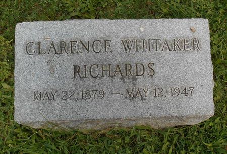 RICHARDS, CLARENCE WHITAKER - Dubuque County, Iowa | CLARENCE WHITAKER RICHARDS 