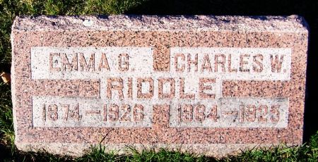 RIDDLE, EMMA G. - Dubuque County, Iowa | EMMA G. RIDDLE 