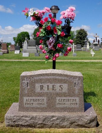 KRAMER RIES, GERTRUDE - Dubuque County, Iowa | GERTRUDE KRAMER RIES 