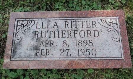 RUTHERFORD, ELLA - Dubuque County, Iowa | ELLA RUTHERFORD 