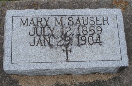 SAUSER, MARY M. - Dubuque County, Iowa | MARY M. SAUSER 