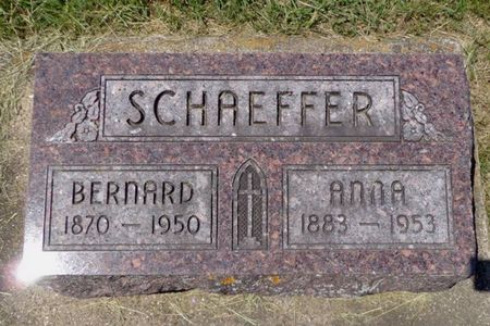 SCHAEFFER, BERNARD - Dubuque County, Iowa | BERNARD SCHAEFFER 