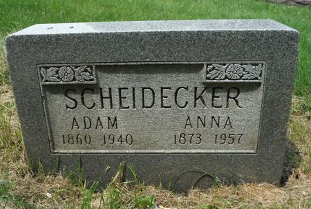 SCHEIDECKER, ANNA - Dubuque County, Iowa | ANNA SCHEIDECKER 