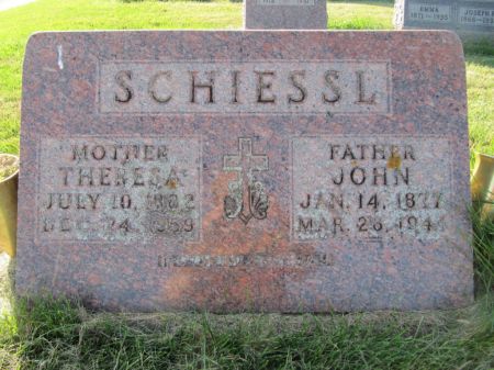 SCHIESSL, JOHN - Dubuque County, Iowa | JOHN SCHIESSL 
